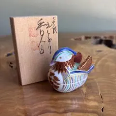 高野昭阿弥 色絵 羽子板 香合 - メルカリ