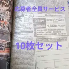 エース&サボ&ルフィ10セット応募用 週刊少年ジャンプ 【新年4•5合併特大号】