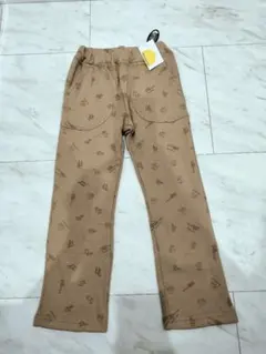 moujonjon アニマルプリントパンツ　裏起毛 ムージョンジョン