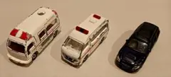 ミニカーセット 救急車2台とLEGACY