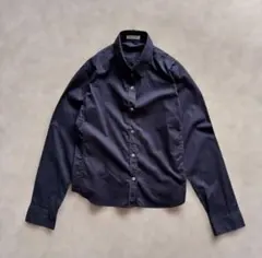 美品☆K.T KIYOKO TAKASE ステッチ長袖シャツ ネイビー Lのサムネイル