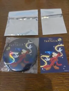 Disney FANTASIA 缶バッチとシールのセット