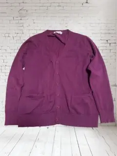 未使用✨CAMPURE カーディガン ワインレッド ニット 制服