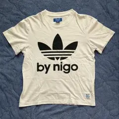 【良品】adidas × nigo Tシャツ レディースM 白のサムネイル