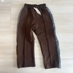 umbro サイドストライプ ブラウンパンツ しまむら 110