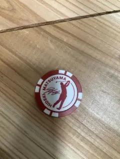 非売品　NOMURA HIDEKI MATSUYAMA ゴルフマーカーのサムネイル