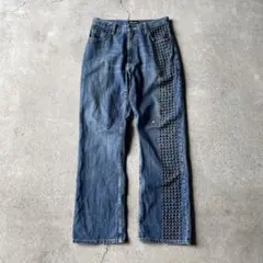 00s SEAN JOHN ブーツカット デニムパンツ スタッズ y2k W32