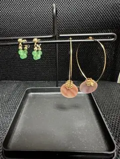 アネモネ他、ピアス5点とネックレスセット