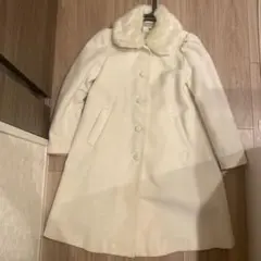 アースミュージックアンドエコロジー　白　ホワイトロングコート