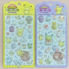 韓国限定 ポケモン シール CANDY BONBON STICKER 2シート