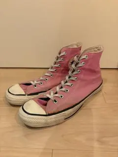 80's Converse ALLSTARハイカットスニーカーピンクUS10.5
