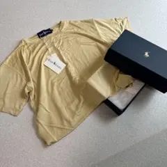新品タグ⭐️Ralph Lauren シルク100% Tシャツ M 箱付き 高級のサムネイル