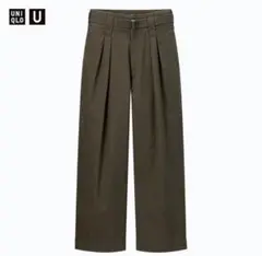 UNIQLO U ベルテッドタッグワイドパンツ