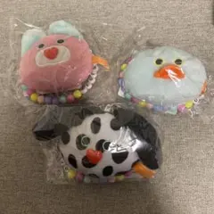 【新品未開封】mojojojo⭐️ビーズチェーン付きフェイスマスコット3⭐️まとめ売