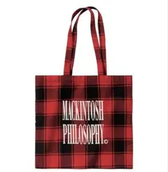 雑誌Lee 2026年1•2月合併号付録 チェック柄トートバッグ