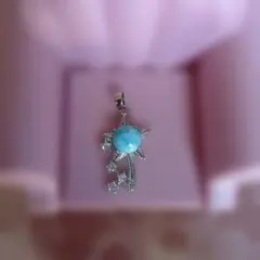 星型シルバーのラリマー ペンダントトップorチャーム