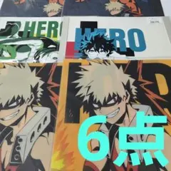 まとめ売り　爆豪勝己　緑谷出久　ヒロアカ　ビジュアルボード　クリアポスター