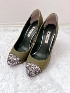 美品　DIANA ダイアナ　グリッターパンプス 　23㎝