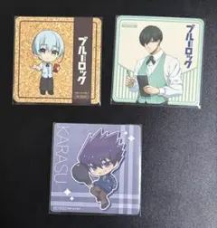 ブルーロック まねきねこ コースター 烏 プリンセスカフェ コースター 氷織 凛