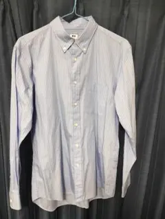 UNIQLO ストライプ 長袖シャツ Sサイズ