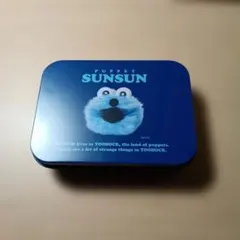PUPPET SUNSUN スンスン、リンネル付録、缶 小物入れ