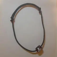 布紐のチョーカーネックレス