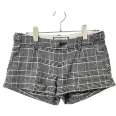 アバクロ ショートパンツ チェック ウール 00 XS 美脚 希少サイズ