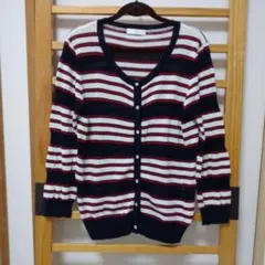 【最終値下げ】TRUDEA マルチボーダーカーディガン