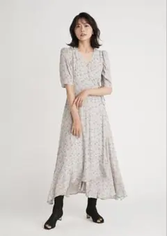 FRAY I.D ヴィスコースフラワープリントワンピース