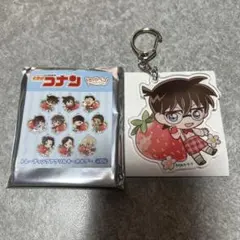 名探偵コナン　トレーディングアクリルキーホルダー　きゃらペコ　コナン　いちご