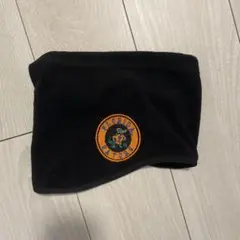 フリース ネックウォーマー 黒刺繍ロゴ付き
