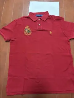 ポロ・ラルフ・ローレン レッドポロシャツ M 赤　ポニー