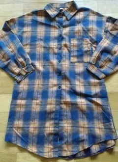 チェックシャツチュニック