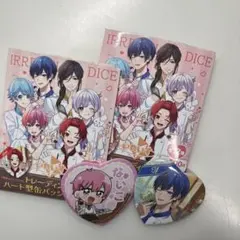 いれいすトレーディングハート型缶バッジ 2個セット ないこ　If