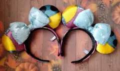 ペア★ディズニー　ナイトメアビフォアクリスマス　サリー　カチューシャ　2個セット