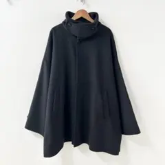 美品✨FRAMeWORK メルトンスタンドポンチョコート ブラック 38 - メルカリ