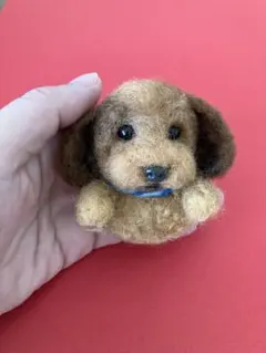 羊毛フェルト 犬 ミックス犬 プードルとダックス（ダップー