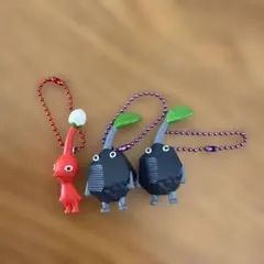 ピクミン フィギュア　ストラップ 3個セット