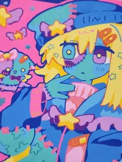 ゆ*き様 手描きイラスト オリジナルキャンバスパネル