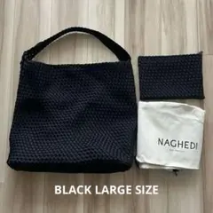 <NAGHEDI> Nomad Large Hobo ブラックのサムネイル