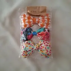 値下げ☆リボンヘアアクセサリー3個セット