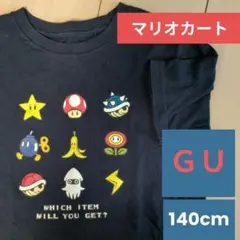 ＵＴ マリオカートワールド　スーパーマリオ　Tシャツ ネイビー ＧＵ 2019年
