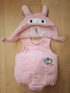 【美品】　マイメロ　なりきりロンパース　サンリオ　着ぐるみ 70-80