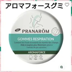 アロマフォース グミ ミント ユーカリ 青 BIO 45g PRANAROMのサムネイル