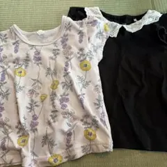 ELFINDOLL 黒 半袖シャツ 80
