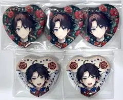 三枝明那 にじさんじ Rose Valentine ︎ハート型缶バッジ
