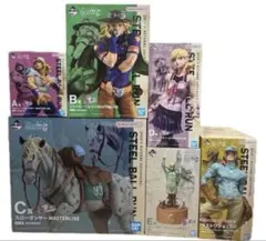 ジョジョ 一番くじ STEEL フィギュア フルコンプ 全6種 コンプリート