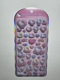 コットンパフィシール　キティ