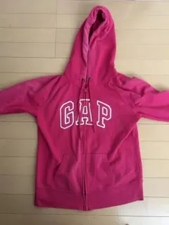 GAP ピンク ジップアップパーカー Mサイズ
