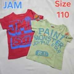 JAM　ジャム　キッズ　110　Tシャツ　セット 半袖　ワッペン　男の子　女の子
